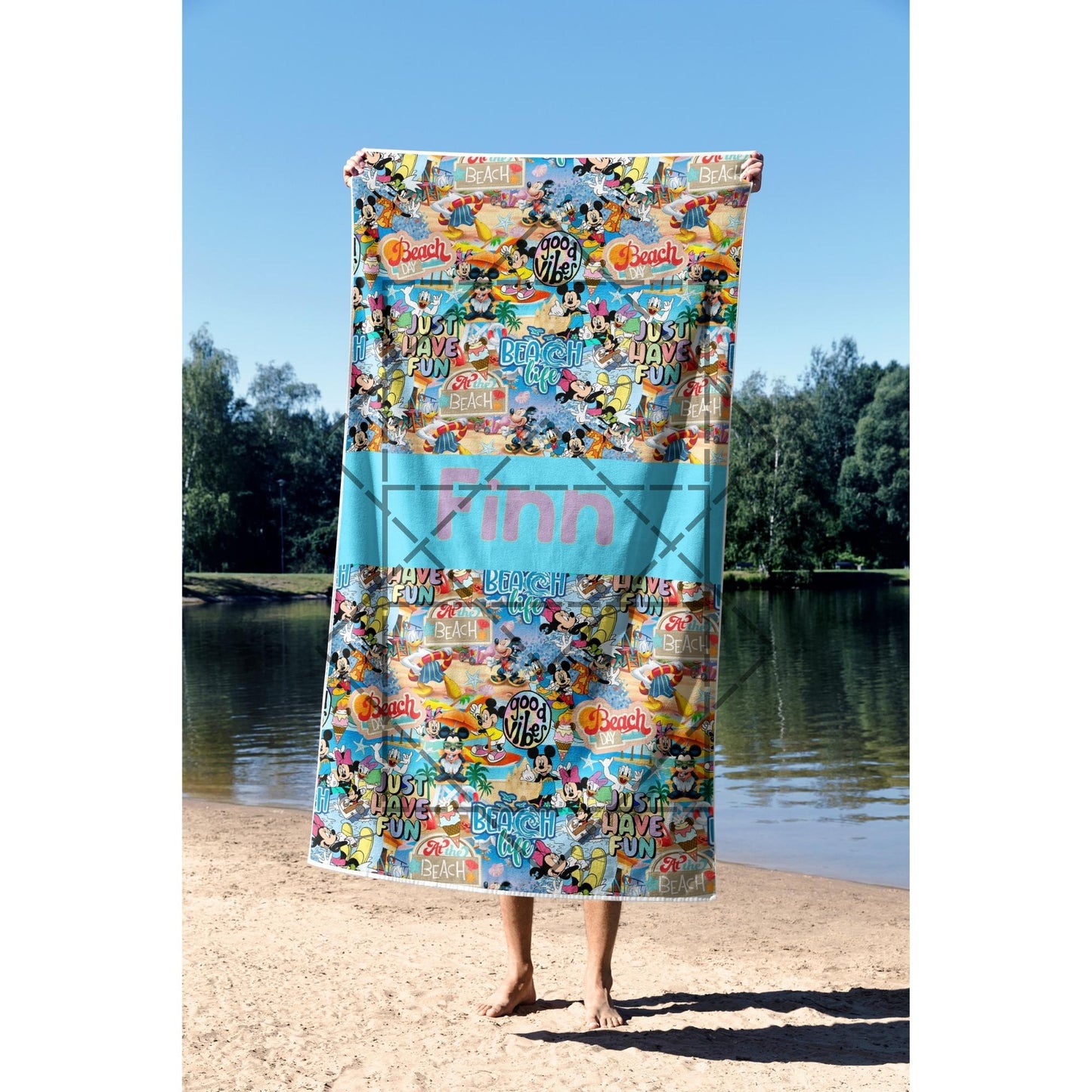 *Personalized* Deluxe Beach Towel