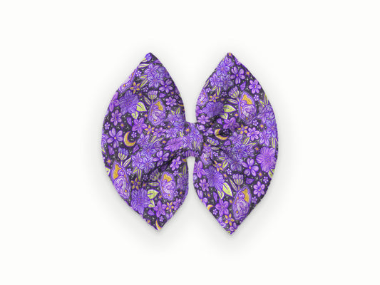 AWM Purple Floral Snake Dark BG Fabric Strip (5"xWOF)