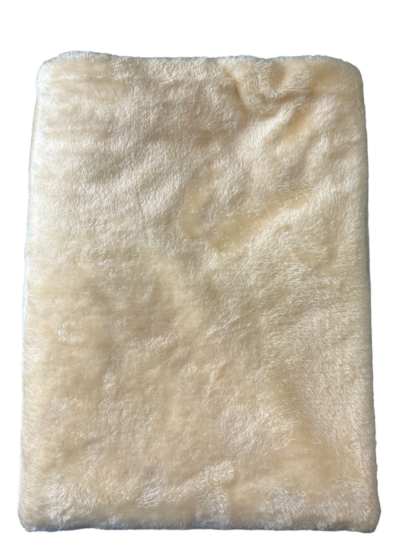 Minky Blanket - Cream Minky Fleece Backing