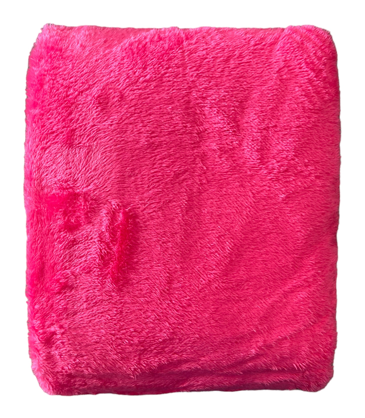 Minky Blanket - Bright (Hot) Pink Minky Fleece Backing #16