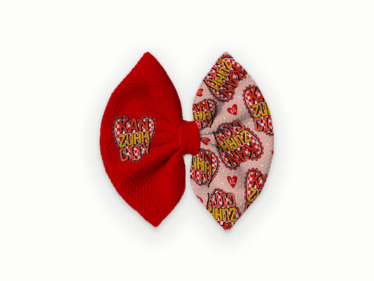 Red KC - Two Tone Bow