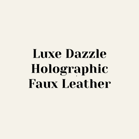 Luxe Dazzle Faux Leather
