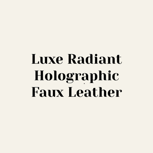 Luxe Radiant Faux Leather