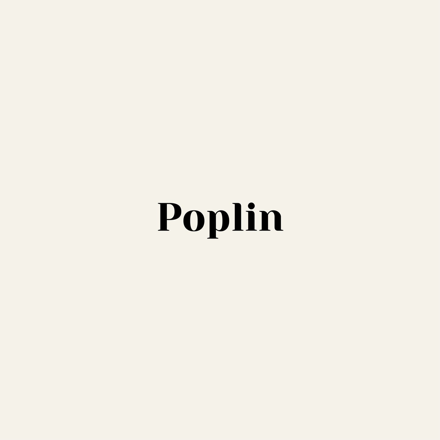 Custom Poplin