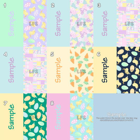Easter | Personalized 2 Tone Bow Strips | Mix and Match | Wallflower Graphics