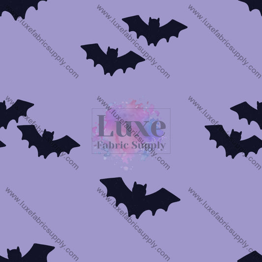 Bats On Light Purple _ Spooked Fvs Catalog