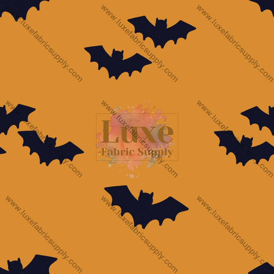 Bats On Orange _ Spooked Fvs Catalog