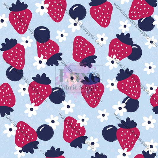 Berries On Blue _ Fourth Of July N/A