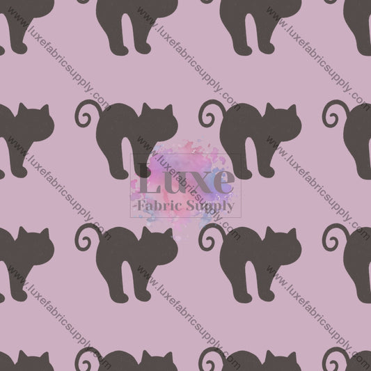 Black Cats On Lavender _ Enchanted Fall Fvs Catalog