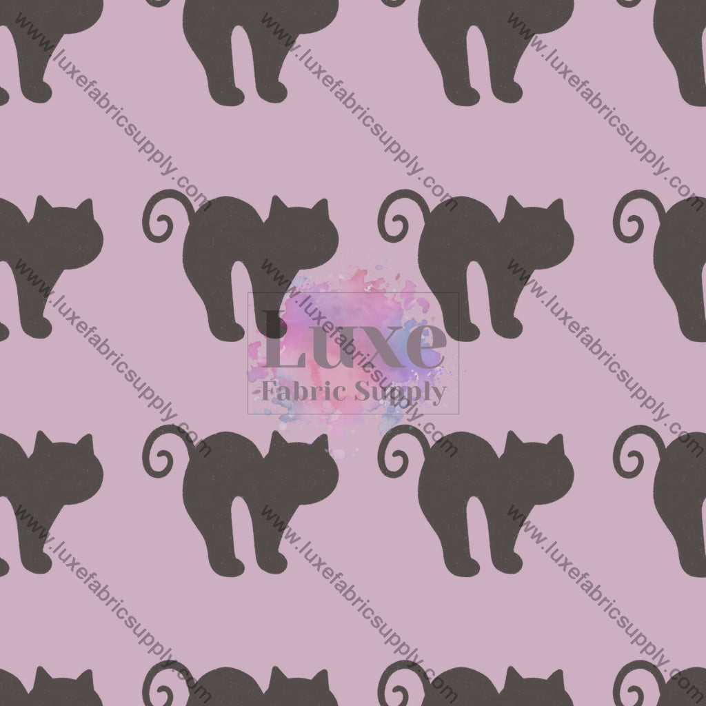 Black Cats On Lavender _ Enchanted Fall Fvs Catalog