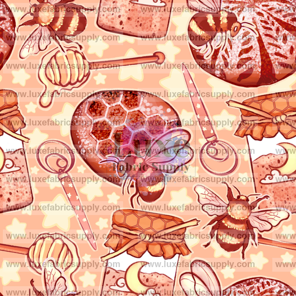 Breadimals Bees And Bread Peach Background Lfs Catalog