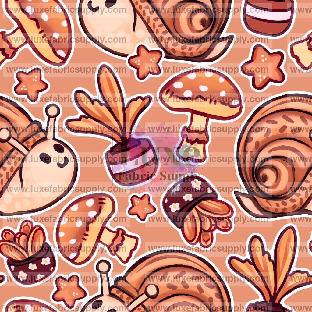 Breadimals Sourdough Snail Peach Background Lfs Catalog