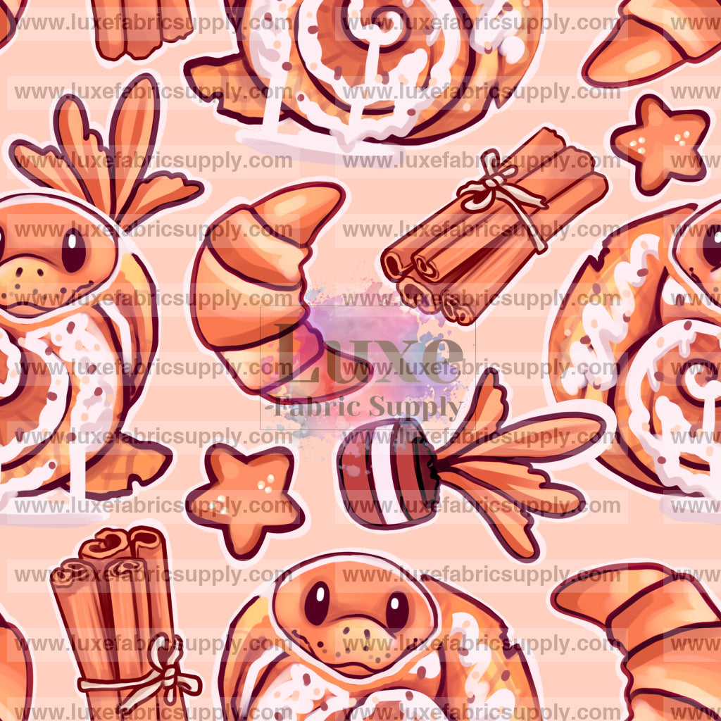 Breadimals Ssssssinnamon Roll Peach Background Lfs Catalog