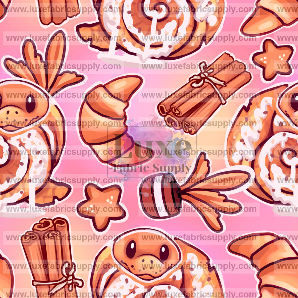 Breadimals Ssssssinnamon Roll Pink Background Lfs Catalog