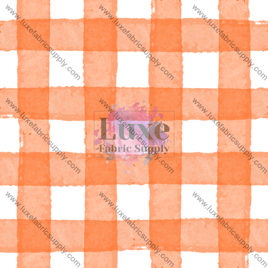 Bright Orange Gingham Lfs Catalog