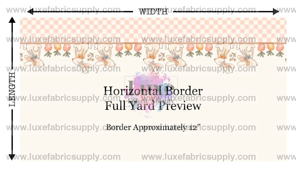 Cottontail Border Bunnies Horizontal Lfs Catalog