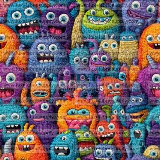 Cute Monsters Embroidery Lfs Catalog