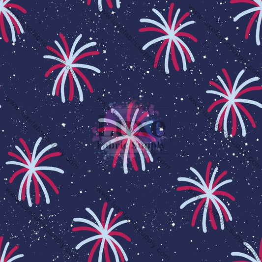 Fireworks On Blue _ Fourth Of July N/A