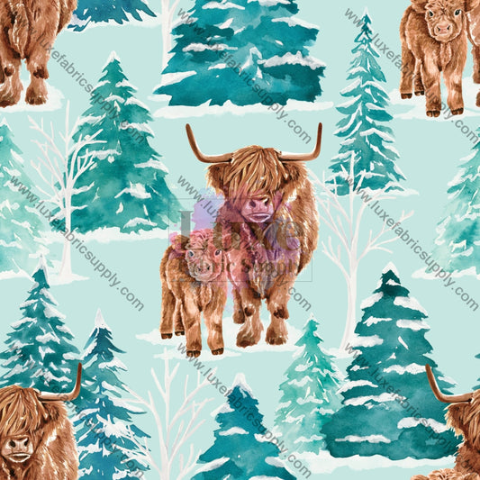 Forest & Frost Highland Cow Baby Blue Lfs Catalog