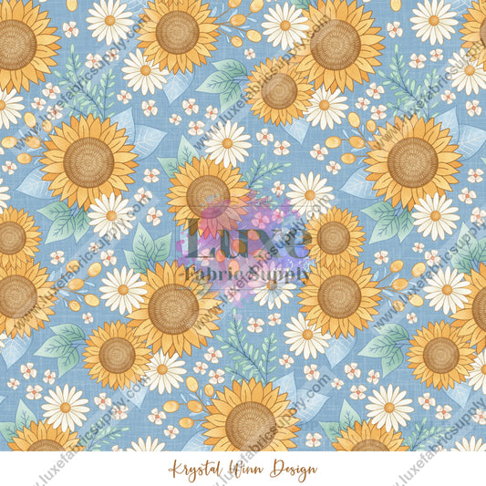 Highland Summer Sunflowers Blue Lfs Catalog
