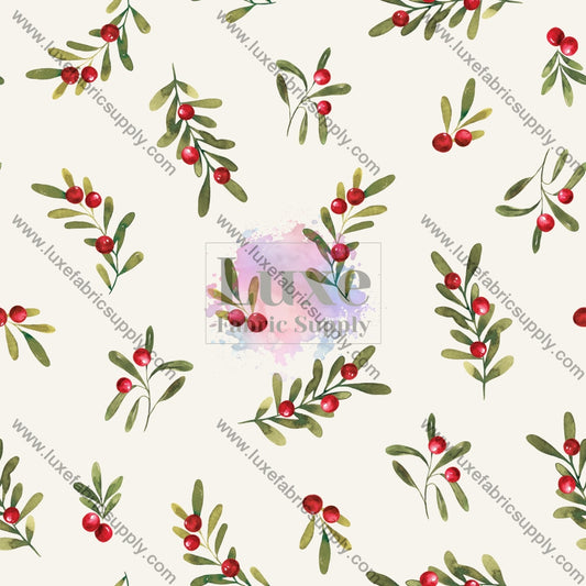 Holly & Pine Holiday Sprigs Cream Lfs Catalog
