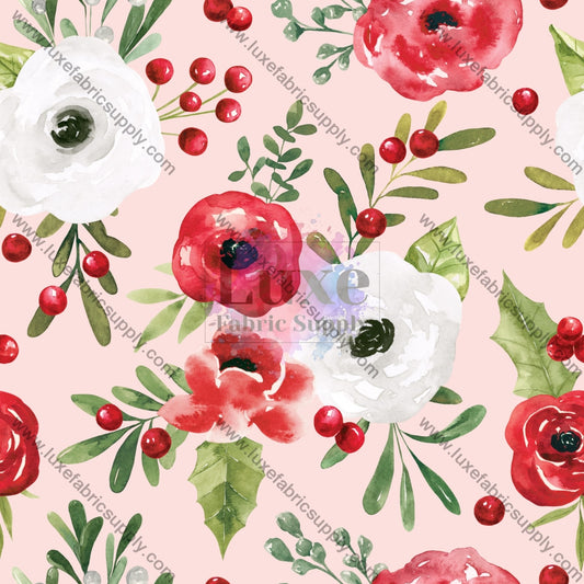 Holly & Pine Winter Floral Pink Lfs Catalog