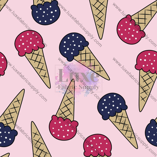 Ice Cream On Pink _ Fourth Of July N/A