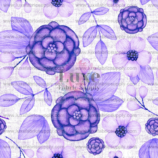Light Lavender Floral Embroidery Catalog Dba