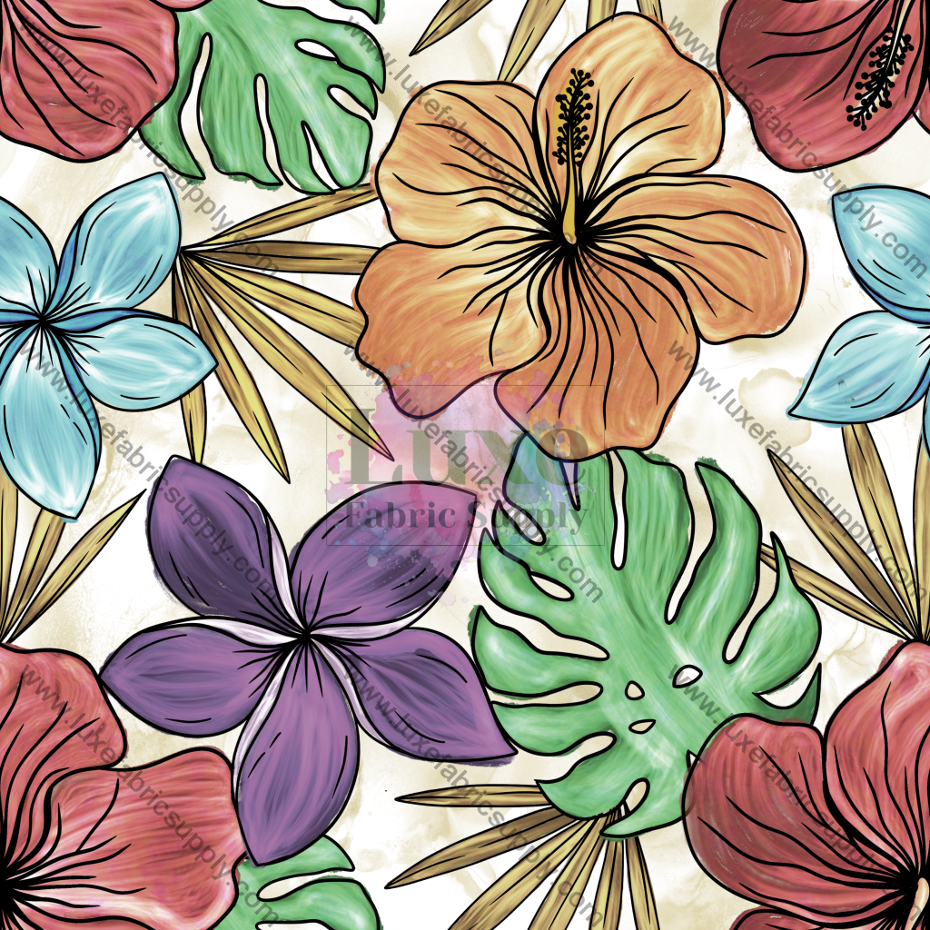 Metallic Hawaiian Floral Lfs Catalog