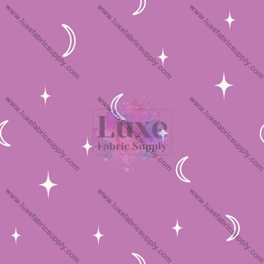 Moons And Stars On Purple _ Spooked Fvs Catalog