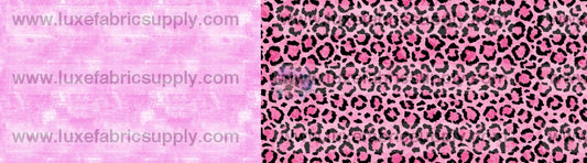 Pink Cheetah - Two Tone Bow
