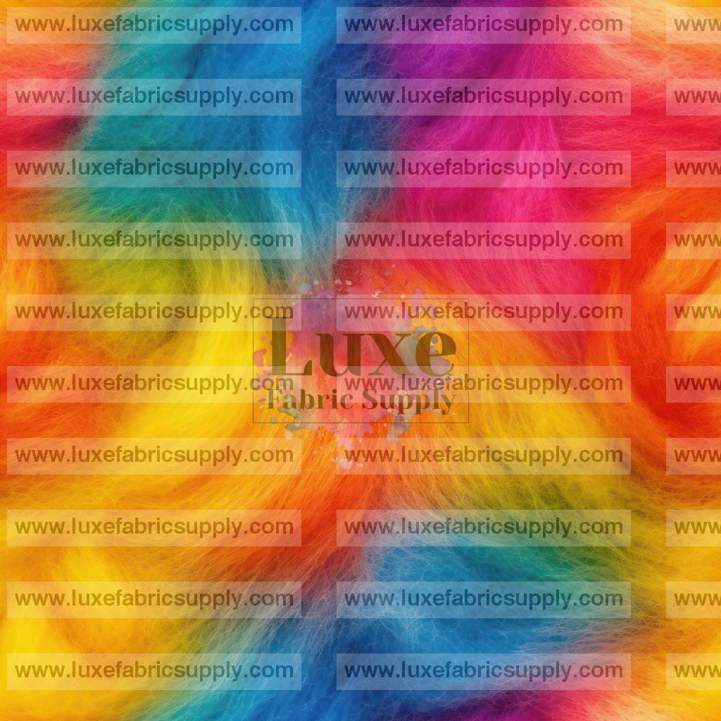 Rainbow Fur – Luxe Fabric Supply