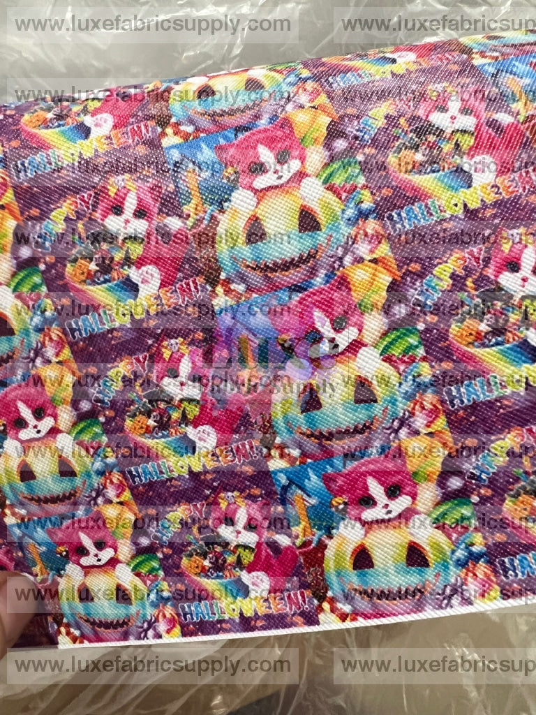 Rts Faux Leather Sheets Rainbow Cats