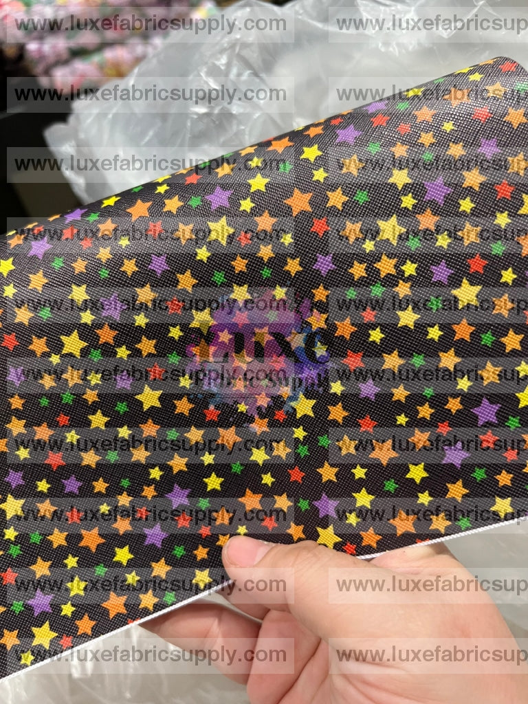 Rts Faux Leather Sheets Stars