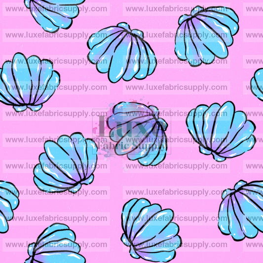 Seashell Floral Pink Background Lfs Catalog