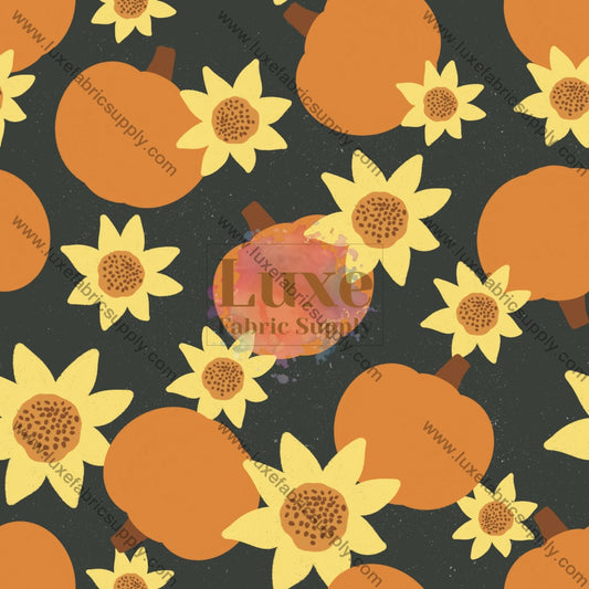 Sunflowers And Pumpkins On Grey Fvs Catalog