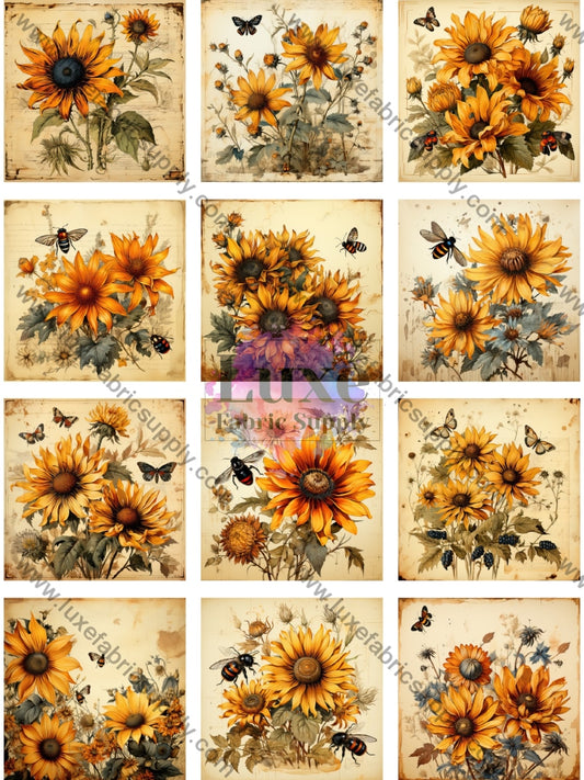 Sunflowers - Bag Panel