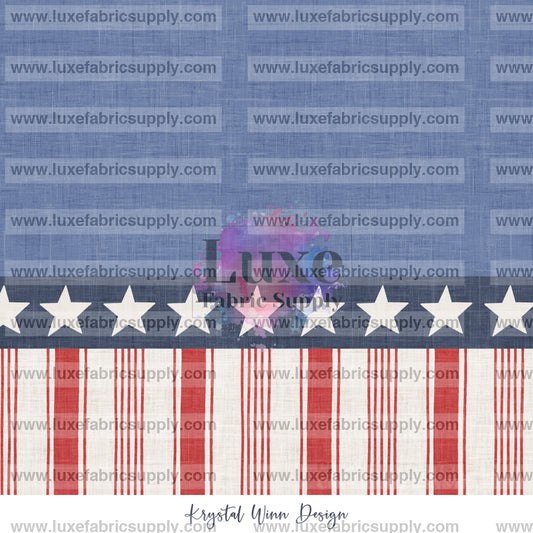Yankee Doodle Border - Stars And Stripes Lfs Catalog