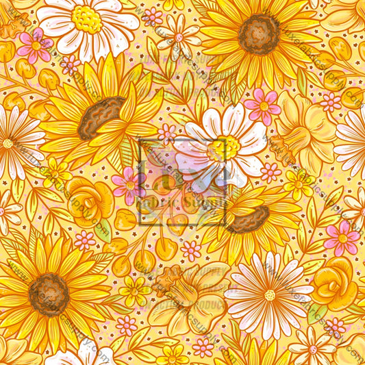 Awm0001 - Bright Yellow Sunflowers Lfs Catalog