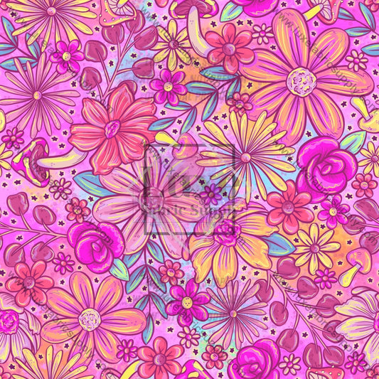 Awm0003 - Bright Pink Flowers Lfs Catalog