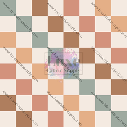 Checkers Retro Fabric