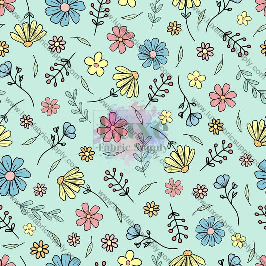 Dainty Spring Floral Fabric Fabrics