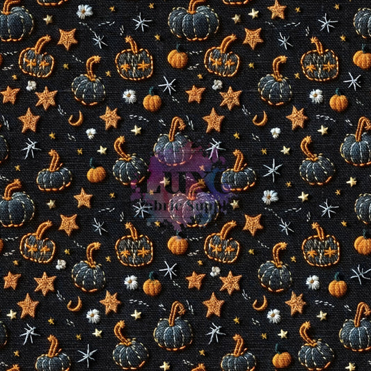 Embroidered Pumpkins And Stars Lfs Catalog