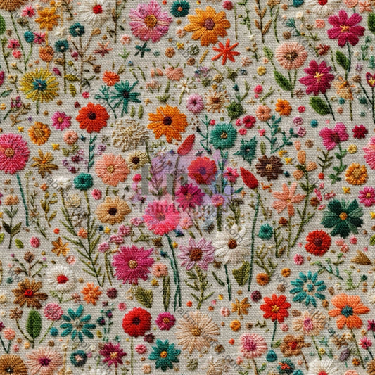 Field Of Flowers Embroidery Lfs Catalog