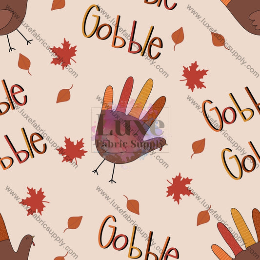 Gobble Turkey Fabric Fabrics
