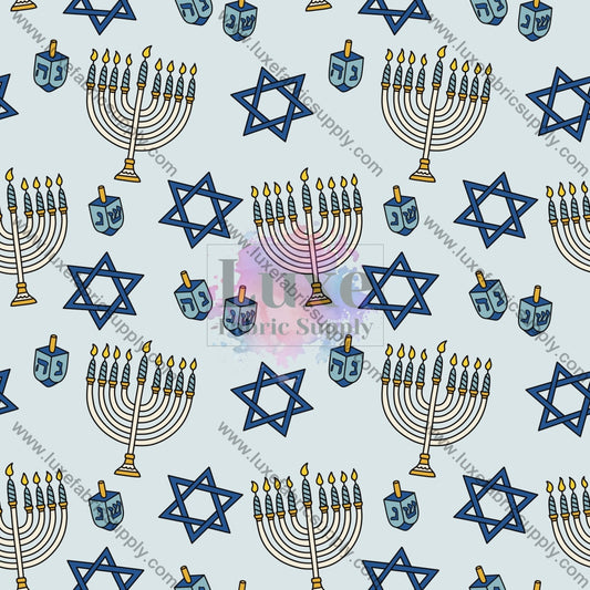 Hanukkah Fabric