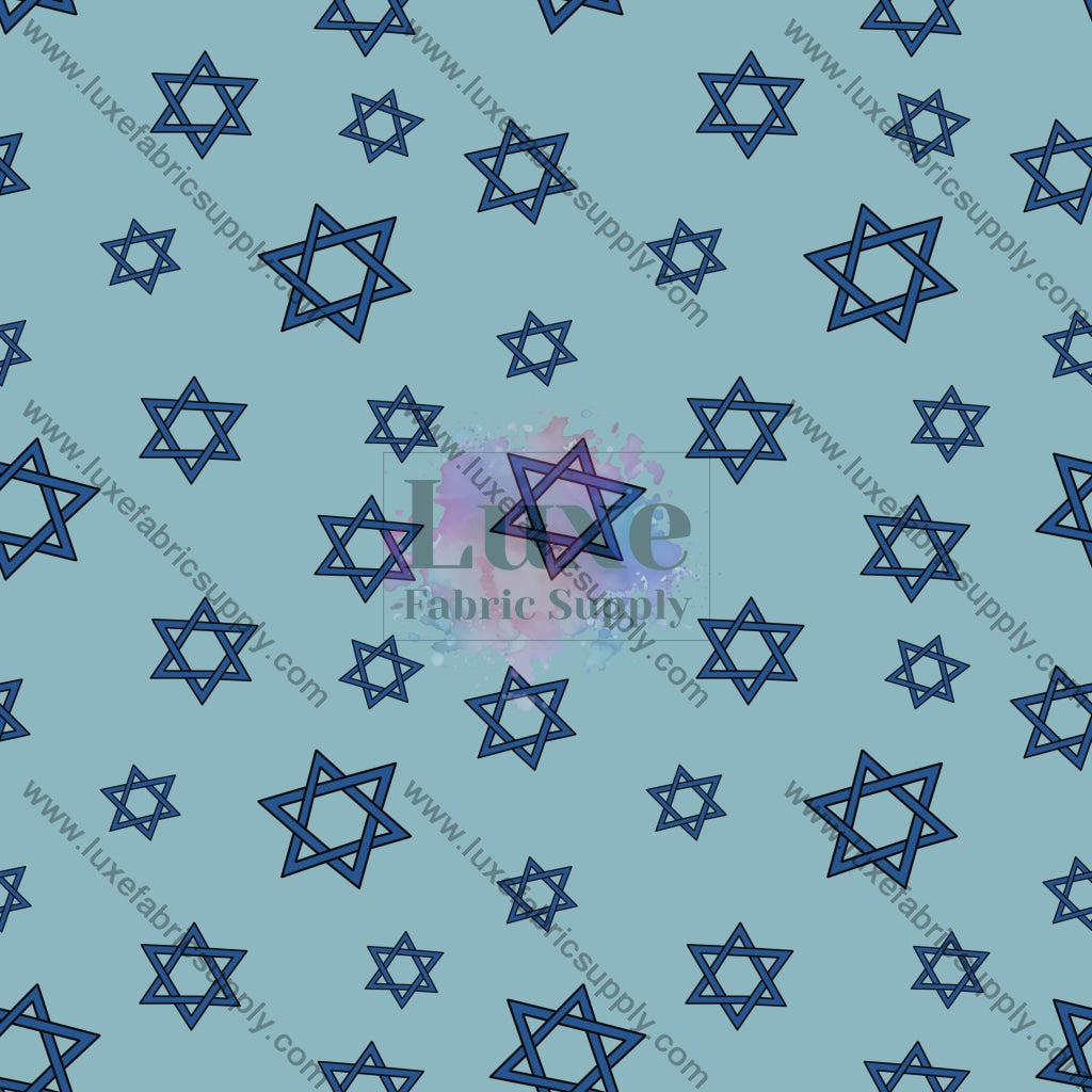 Hanukkah Stars Fabric
