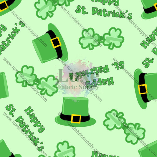 Happy St. Patricks Fabric Fabrics