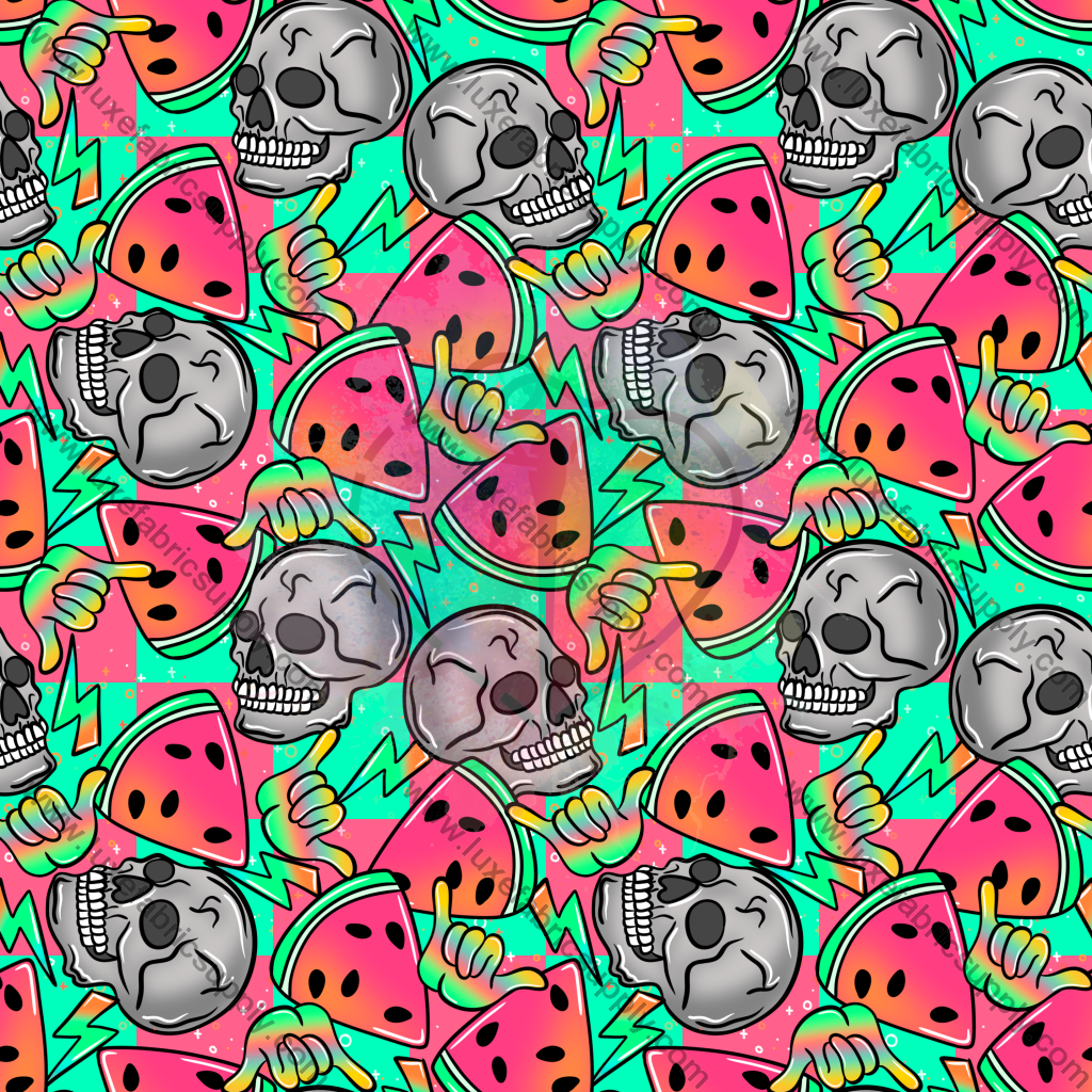 Pxc00008 - Watermelon Skulls