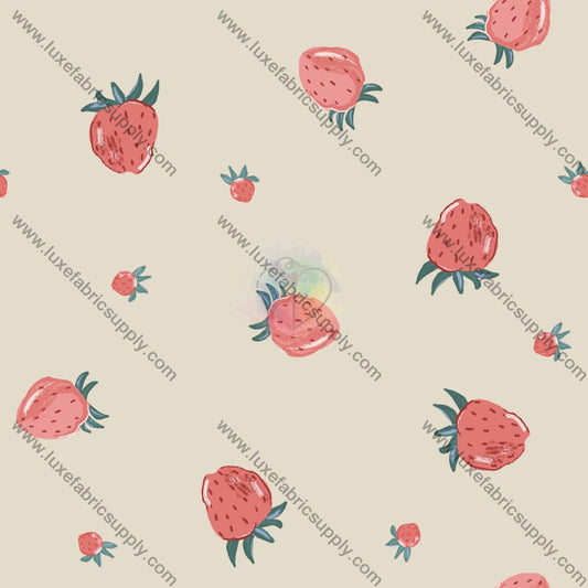Sm00059 - Valentines Day Strawberry Coordinate 1 Fabric Fabrics